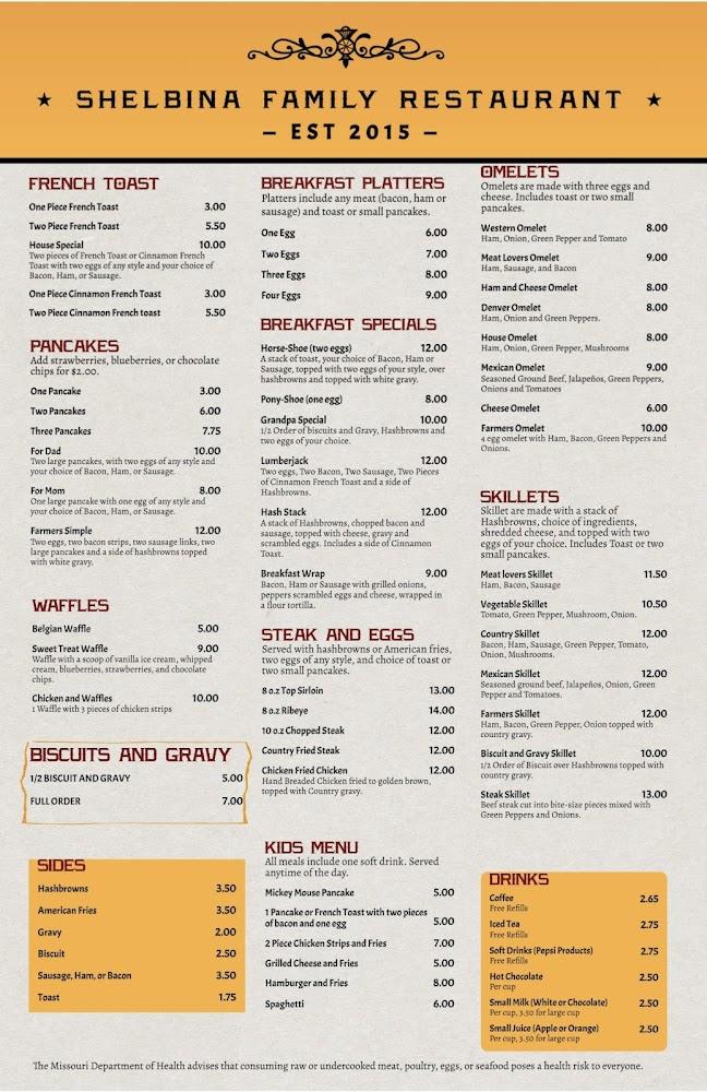 Shelbina Family Restaurant Cheeseburger